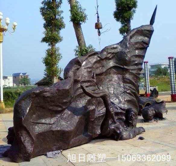 公園景觀鑄銅、鍛銅雕塑