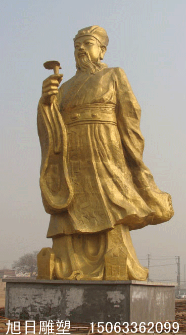 圣人形象鑄銅、鍛銅雕塑